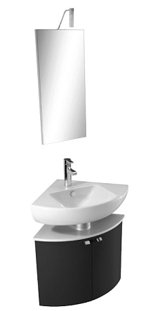 Мебель для ванной Jacob Delafon Odeon Up 70 см, угловая, серый антрацит