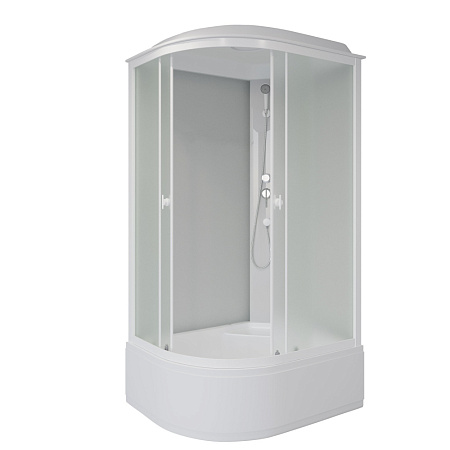 Душевая кабина Niagara Promo P120/80/40R/MT 120x80x215 R стекло матовое/профиль белый