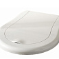 Крышка-сиденье Kerasan Retro 108401 с микролифтом белый/бронза