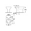 Унитаз-компакт Grohe Bau Ceramic 39349000 горизонтальный выпуск, наполнение сбоку - фото 3