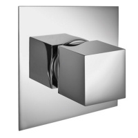 Термостат Palazzani Qadra 41260110 для душа на 1 потребителя(внешняя часть), хром