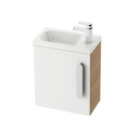 Тумба с раковиной Ravak Chrome SDU 400 L X000000965 подвесная, капучино