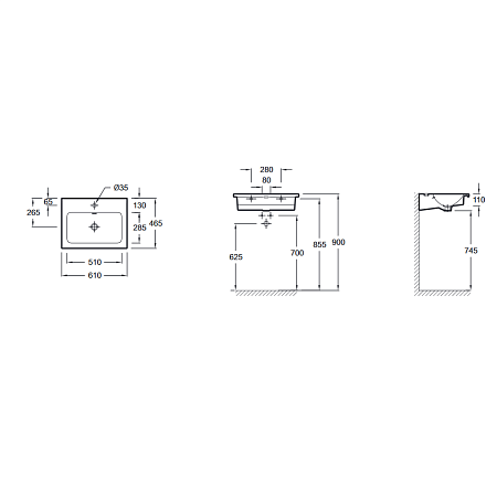 Мебель для ванной Jacob Delafon Madeleine EB2052-J5 60 белый блестящий