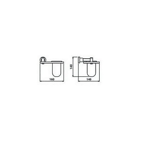 Стакан Bagno & Associati Otello OT14305 CR