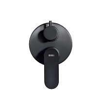 Смеситель Mamoli Sadler 2609PE00600K для душа, черный матовый