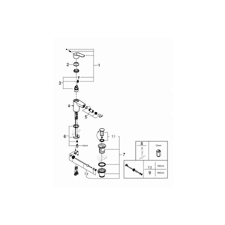 Смеситель Grohe Eurosmart Cosmopolitan 32929003 для биде