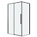 Душевой уголок Grossman Galaxy 120.K33.01.1170.21.00 109-110x69-70x195 прозрачное/черный матовый