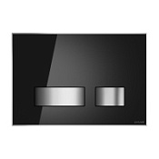 Кнопка смыва Cersanit Movi P-BU-MOV/Blg/Gl стекло, черный глянцевый