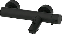 Смеситель Paffoni Light LIG022NO для ванны с душем, черный матовый