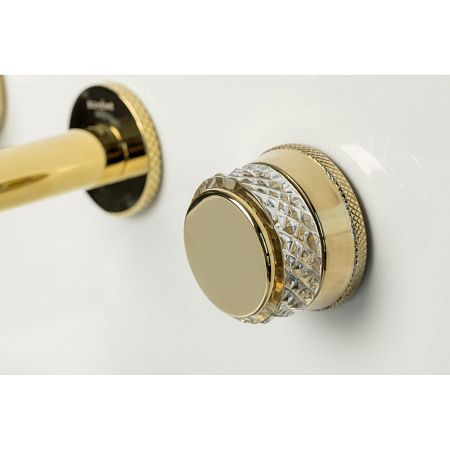 Смеситель Boheme Aura 152-2-G-A для раковины, золото