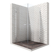 Душевой уголок Ambassador Abner 10011106 100 хром