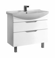 Тумба с раковиной Dreja Laguna Plus 105 белая