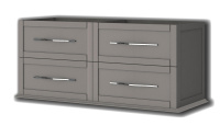 Тумба с раковиной Cezares Tiffany 55244 120 Grigio Nuvola