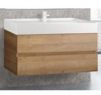 Тумба с раковиной Cezares Molveno MOLVENO 46-100-2C-SO-RRIV 100 Rovere Rivera