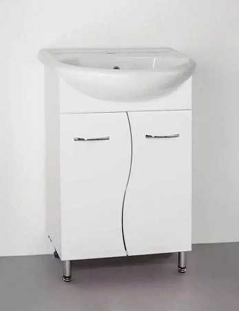 Тумба под раковину Style Line Эко Стандарт 55 белый