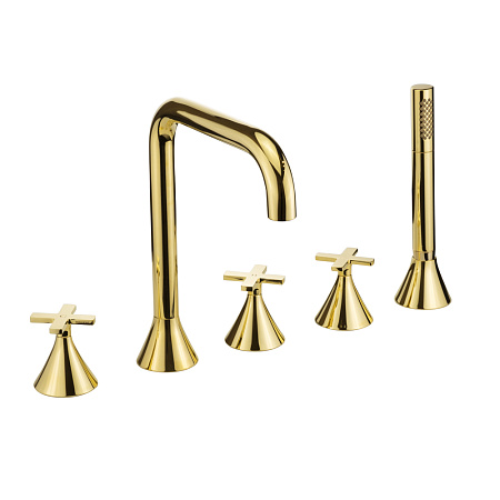 Смеситель Migliore Sirius 28172 для ванны с душем, золото