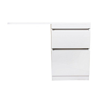 Тумба с раковиной напольная El Fante Даллас 120 R 2 ящика, эмаль, белый Тумба с раковиной напольная El Fante Даллас 120 R 2 ящика, эмаль, белый