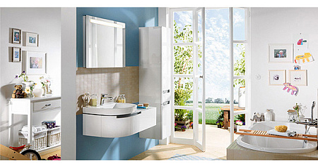 Шкаф-пенал Villeroy & Boch Subway 2.0 A709 00DH 35 L белый глянцевый