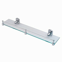 Полка WasserKRAFT Oder K-3044 стеклянная, хром