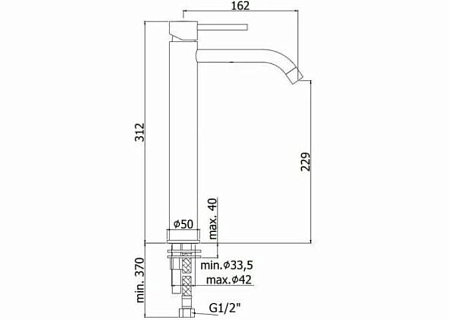 Смеситель Paffoni Light LIG081BO для раковины, белый матовый