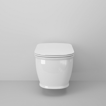 Унитаз подвесной Ambassador Royal 263K19002RS безободковый, белый