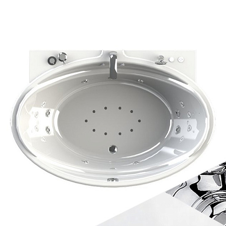 Акриловая ванна Radomir Лагуна Комфорт Luxe 1-01-5-0-3-026 185х124