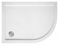 Поддон для душа Cezares TRAY-M-RH-120/90-550-35-W-L SMC радиальный левый