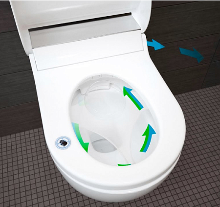 Унитаз подвесной Geberit AquaClean 146.294.SI.1 белое стекло