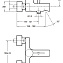 Смеситель Jacob Delafon Cuff E45532-CP для ванны с душем - фото 2