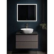 Мебель для ванной со столешницей Sancos Snob R 80 SNR80SM+TT80A1X Doha Soft/Black Sky