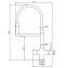 Смеситель Zorg Steel Hammer SH 2003 BLACK для кухонной мойки, черный - фото 2