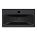 Мебельная раковина AM.PM Gem M90WCC0752BM 75 черный матовый TOTAL BLACK