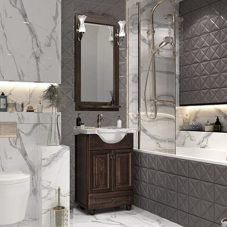 Мебель для ванной Opadiris Тибет 00-00001870 50 орех антикварный (Нагал, Р46)