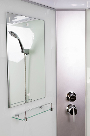 Душевая кабина Niagara Classic NG-2307-14 80x80x215 стекло матовое/профиль серебро