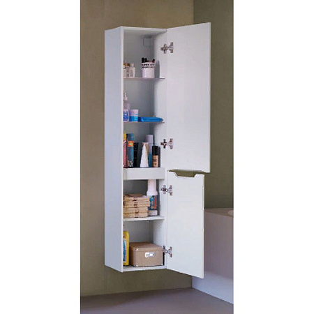 Шкаф-пенал Jorno Slide Sli.04.150/P/W 33 белый