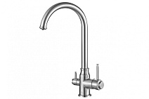Смеситель Zorg Steel Hammer SH 763 CR для кухонной мойки/для фильтра, хром