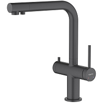 Смеситель Aquatek Европа AQ1385MB для кухонной мойки, черный матовый