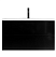 Тумба с раковиной BelBagno Marino MARINO-800-2C-SO-NL-P + BB800/450-LV-MR-PR 80 nero lucido