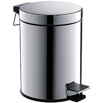 Ведро Aquatek AQ4991CR с педалью 5л, хром