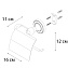 Бумагодержатель Fixsen Style FX-41110 хром - фото 3
