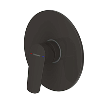 Смеситель Bravat Rhein PB8429564BW-ENG для душа, черный матовый
