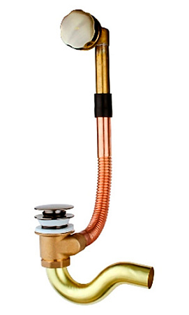 Слив-перелив Timo 8004/02 для ванны, антик