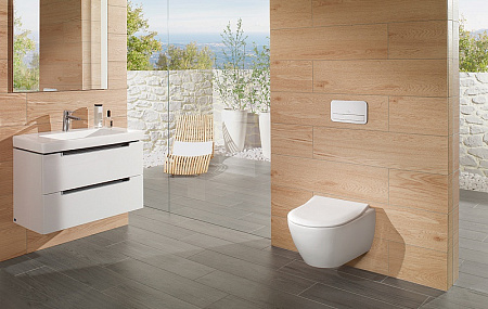 Крышка-сиденье Villeroy & Boch Subway 2.0 9M78S101 SlimSeat с микролифтом