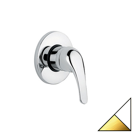 Смеситель Emmevi Ambra 9009BO для душа, белый/золото