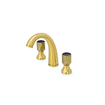 Смеситель Boheme Royal Cristal 317-Royal/CRST black для раковины, бронза/черный