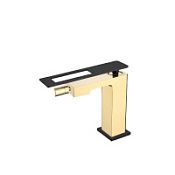 Смеситель Boheme Q 146-GB для биде, золото/черный