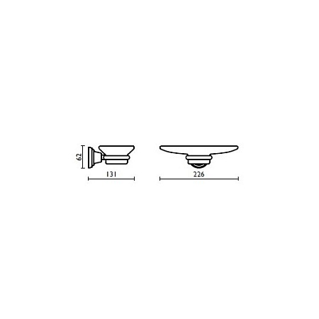 Мыльница Bagno & Associati Canova CA13251 CR
