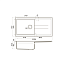 Кухонная мойка Omoikiri Tedori 100-BL 51x100x20 черный - фото 2