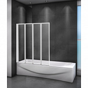 Шторка на ванну Cezares Relax RELAX-V-4-90/140-P-Bi-L 90*140 рифленое стекло Шторка на ванну Cezares Relax RELAX-V-4-90/140-P-Bi-L 90*140 рифленое стекло