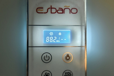 Душевая кабина Esbano ES-L 90 PR с LED освещением